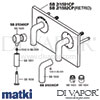 Matki Swadling 2 1101 Swadling Absolute2 Contemporary Concealed Shower Valve Dimension